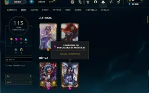 Esmeralda 4 com 95 Champs e 113 Skins +1 Prestigio