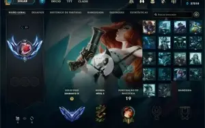 Conta DIAMANTE 4 - Smurf LOL (league of legends) ELOMOON