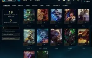 Conta DIAMANTE 4 - Smurf LOL (league of legends) ELOMOON