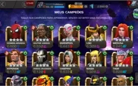 Conta Marvel Torneio De Campeões