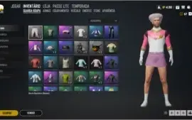 conta pubg lite passe vip + troca nick e muitos itens  raros
