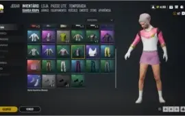 conta pubg lite passe vip + troca nick e muitos itens  raros