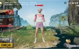 conta pubg lite passe vip + troca nick e muitos itens  raros