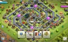 Conta clash of clans  cv12 semi full