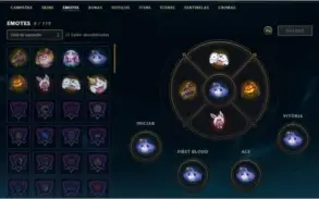 Conta smurf lol com skin annieversario