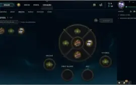 Conta LoL lvl 46 Unranked