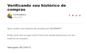 Vendo minha conta com todas informacoes para acesso total