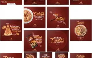 +5K De Artes Para Restaurantes (Psd, Png, Jpeg + Fontes)