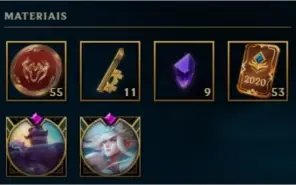 Conta League of Legends Unranked 106 Skins 1760 RP 53 PP