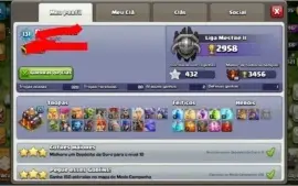 Conta Clash of Clans CV10 + Clã 8