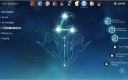 Genshin Impact - AR 50 - Diluc + Zhongli + Venti e outros