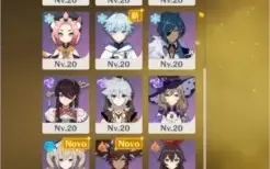 Conta Genshin com 5 personagens 5*