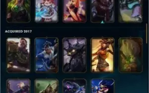 Conta UNRANKED SOLO - +100 campeões 50 skins e ícones raros