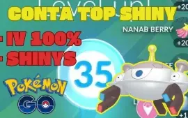 Conta Pokemon Go Lv 35 - Com 23 Poke Shiny + 30 Poke Iv 100%