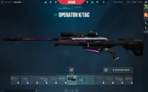 Conta com Faca Lamina K/TAC + Vandal K/TAC + Operator K/TAC