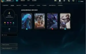 Conta lol mestre