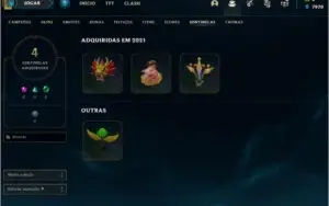 Conta lol mestre
