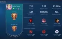 Conta lv 60 Mobile Legends - 92 skins