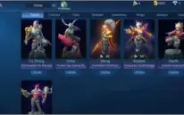 Conta lv 60 Mobile Legends - 92 skins