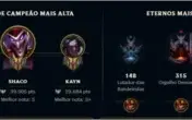 CONTA LEAGUE OF LEGENDS PLATINA