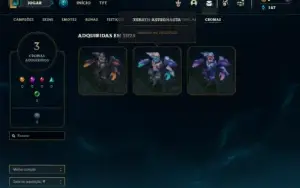 Prata 2 com 35 Champs e 6 Skins ( MAIN SUP )