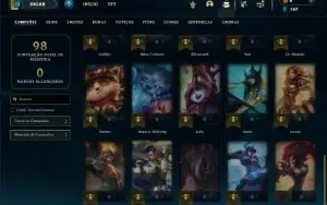Prata 2 com 35 Champs e 6 Skins ( MAIN SUP )