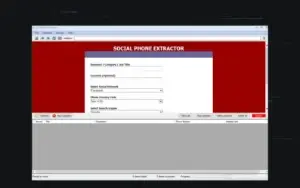 Social Phone Extractor