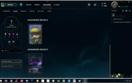 LOL - LEVEL 46 - UNRANKED SEASON 7 - FULL PRATA SEASON 8
