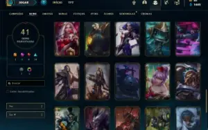Conta ouro 4 com 75 Champs e 41 Skins ( MAIN MID / JG )