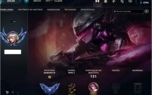 Conta Diamante 3 bom MMR skins,lvl 163,champs,shards d champ