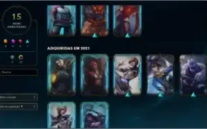 Conta Diamante 3 bom MMR skins,lvl 163,champs,shards d champ