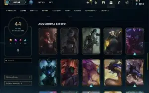 Conta league of legends esmeralda 3