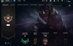 Conta league of legends esmeralda 3