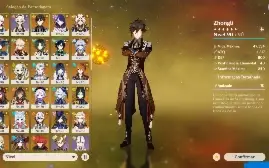 🗺️AR60 Shogun C3 💜 Kazuha C2🍁Itto C2 🐝 Full Arconte ❄️ -