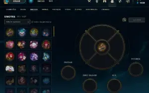 Conta PLATINA 1 - 75pdl| 55% Win - Lol (League Of Legends) E