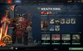 CONTA DOTA 2 LENDA 5, COM ARCANAS, PERSONA, ITENS EXCLUSIVOS