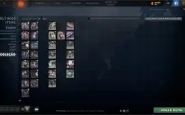 CONTA DOTA 2 LENDA 5, COM ARCANAS, PERSONA, ITENS EXCLUSIVOS