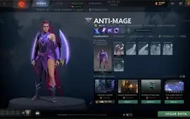 CONTA DOTA 2 LENDA 5, COM ARCANAS, PERSONA, ITENS EXCLUSIVOS