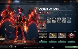 CONTA DOTA 2 LENDA 5, COM ARCANAS, PERSONA, ITENS EXCLUSIVOS