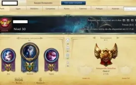 Conta lol Gold V 88 Skins 120 Champ