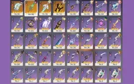 Conta Genshin Impact: AR 57/ (14) 5 Estrelas + 2 Armas
