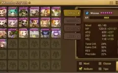 Conta SW Mid_Game - vários nat 5* - servidor Global