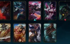 Conta LoL Ouro 4 SoloQ 73 Skins 10 Skins Lendárias + 22 Mtcs