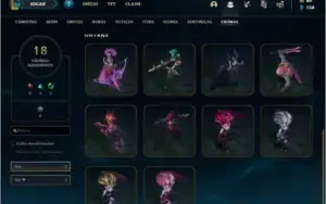 Conta D4 com Twich medieval e Warwick Cinzento (MAIN SUP)