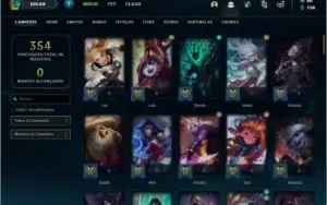 Conta D4 com Twich medieval e Warwick Cinzento (MAIN SUP)