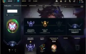 Conta D4 com Twich medieval e Warwick Cinzento (MAIN SUP)