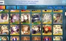 Conta Fate Go SSR SR + ITENS