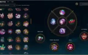 Vendo conta LOL 512 skins