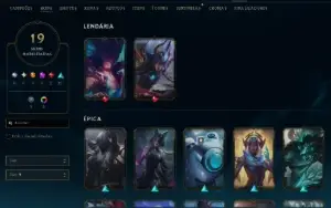 Conta Bronze 1 + 19 Skins 60+ Campeoes Upada A Mão Nivel 241