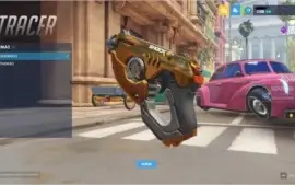 conta overwatch com skins raras e 9 armas douradas